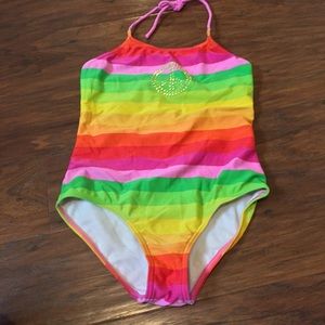 Girls one piece swimsuit